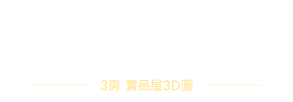 3房 實品屋3D圖
