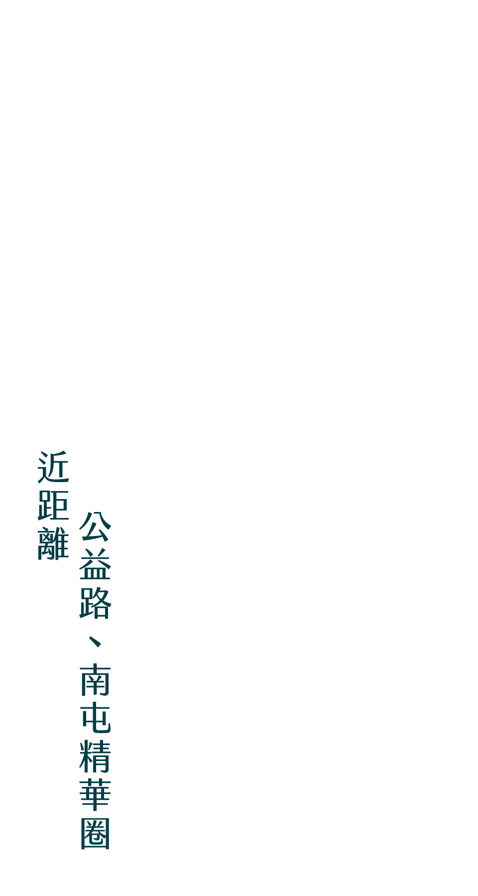 近距離公益路、南屯精華圈